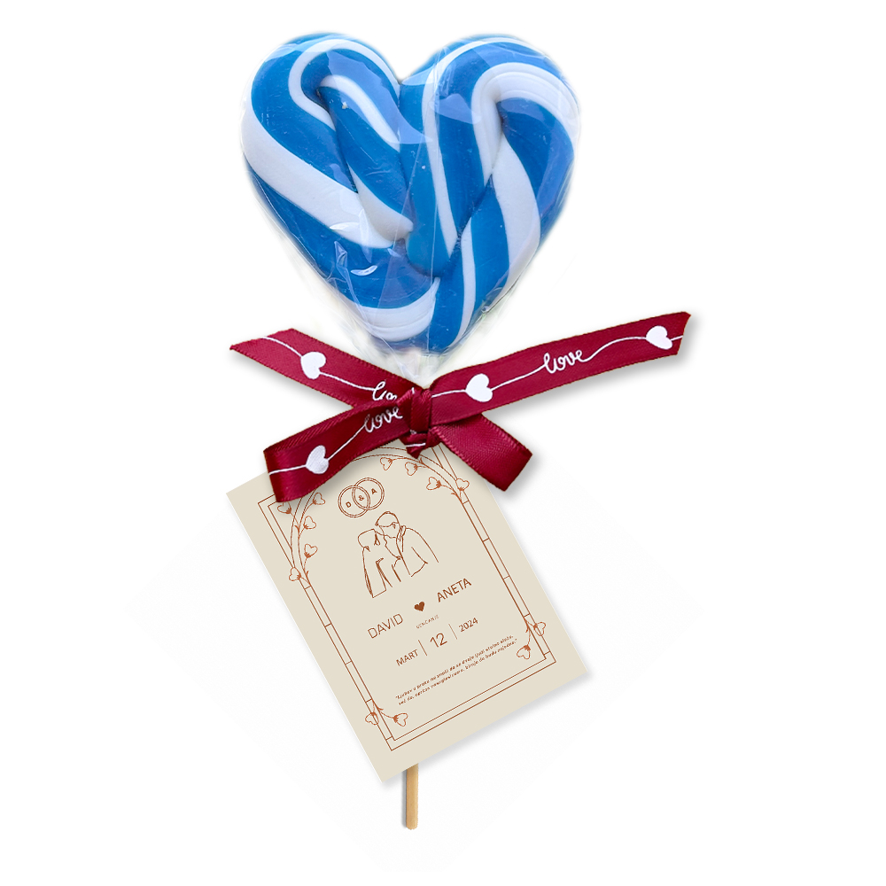 Personalizovane poklon lizalice za dekoraciju svadbe (382) Slatke, personalizovane lizalice kao jedinstveni pokloni za goste na svadbi.