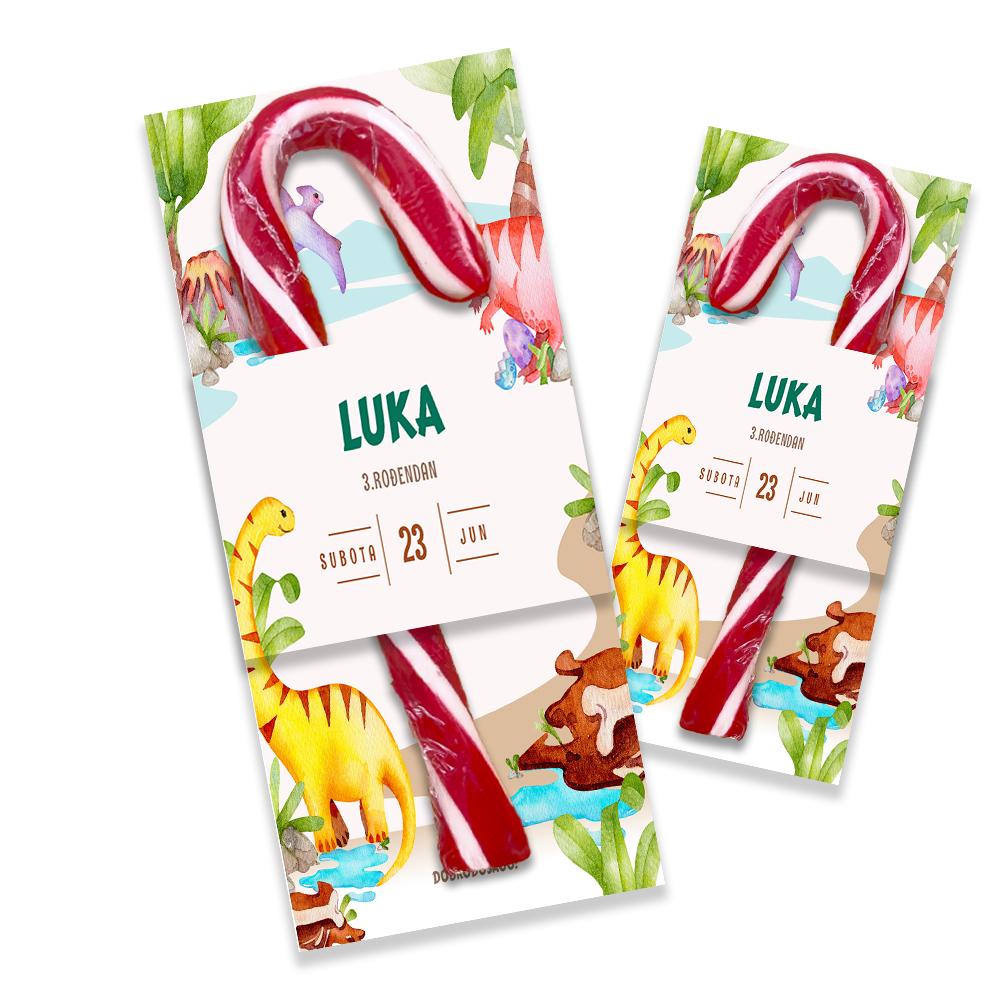 Personalizovane poklon lizalice za dekoraciju svadbe (7) Veselo ukrašene rođendanske lizalice sa prilagođenim tekstom i motivima.