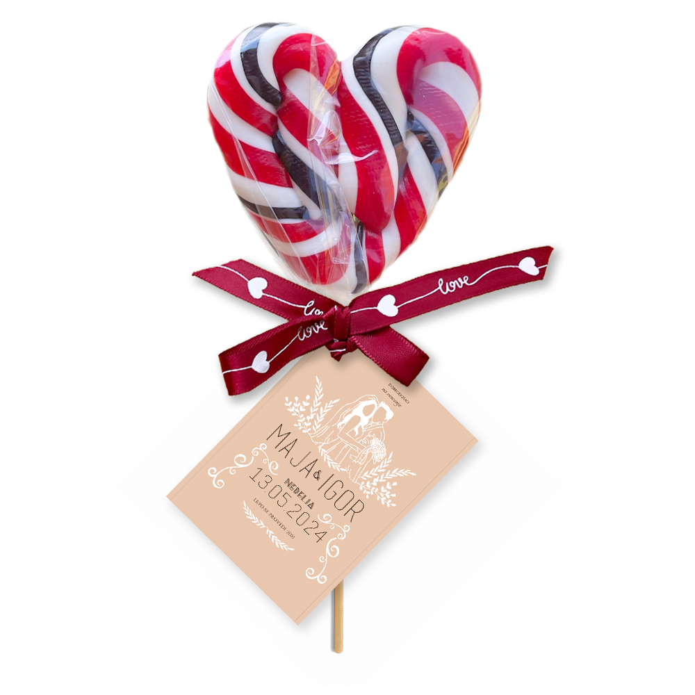 Personalizovane poklon lizalice za dekoraciju svadbe (84) Ručne izrade personalizovane lizalice za svadbe, idealan poklon za goste i dekoracija.