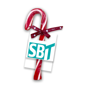 Personalizovane candy cane lizalice sa vašim logom za poslovne događaje.